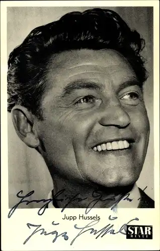 Ak Schauspieler Jupp Hussels, Portrait, Autogramm