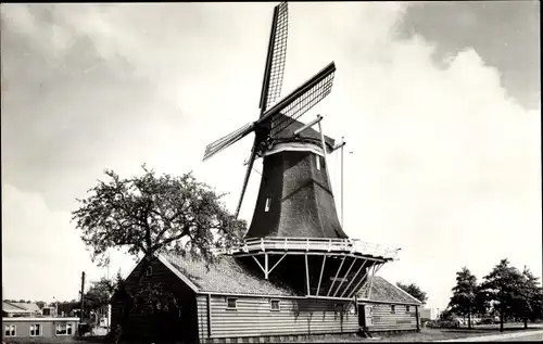 Ak Zwolle Overijssel Niederlande, Provinciaal Overijssels Museum, molen De Passiebloem