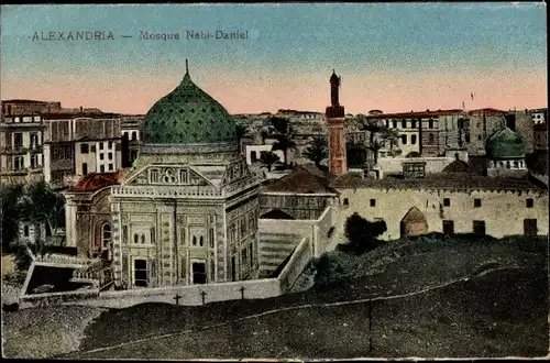 Ak Alexandria Ägypten, Mosque Nebi Daniel