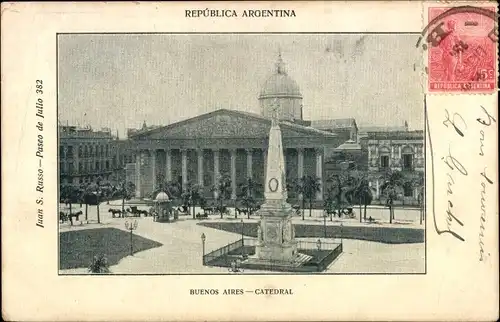 Ak Buenos Aires Argentinien, Catedral