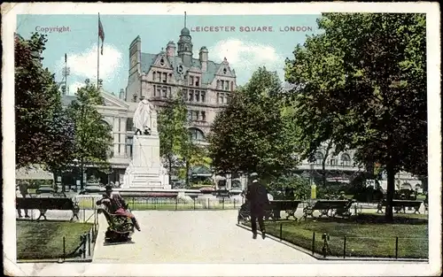 Ak London City England, Leicester Square