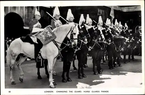 Ak City of Westminster London England, Changing the Guard, Horse Guards Parade