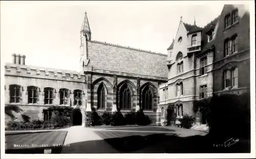 Ak Oxford Oxfordshire England, Balliol College Chapel