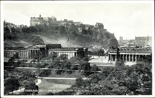 Ak Edinburgh Schottland, Edinburgh Castle, National Gallery
