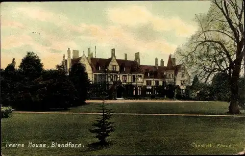 Ak Blandford Dorset England, Iwerne House