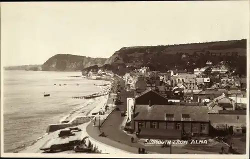 Ak Sidmouth Devon England, Sidmouth from Alma