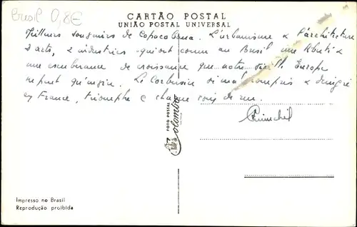 Ak Copacabana Rio de Janeiro Brasilien, Strand, Promenade, Hotels