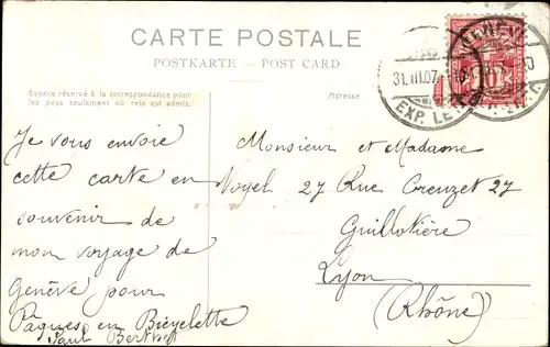 Ak Genève Genf Schweiz, La rade au Jardin Anglais