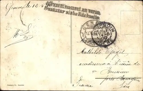 Ak Genève Genf Schweiz, Église russe