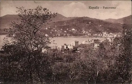 Ak Rapallo Liguria, Panorama