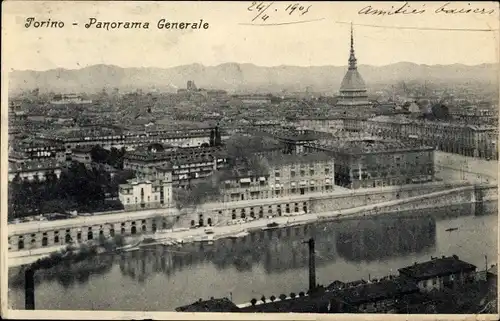 Ak Torino Turin Piemonte, Panorama Generale