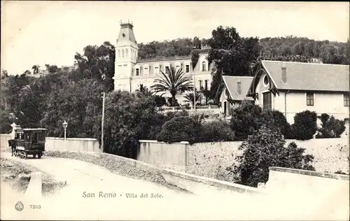 Ak San Remo Ligurien, Villa del Sole