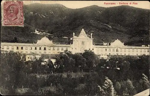 Ak Certosa di Pisa Toscana, Panorama