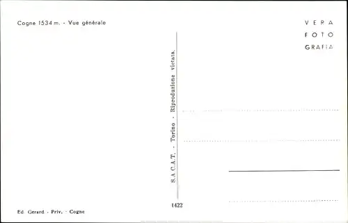 Ak Cogne Aostatal, Vue generale