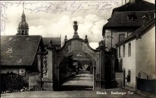 Ak Ebrach in Oberfranken, Bamberger Tor