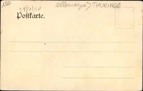 Ak Eisenberg Moritzburg in Sachsen, Panorama vom Ort