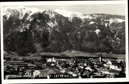 Ak Spittal an der Drau Kärnten, Panorama