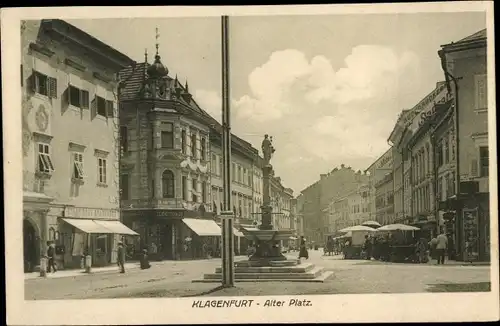 Ak Klagenfurt am Wörthersee Kärnten, alter Platz