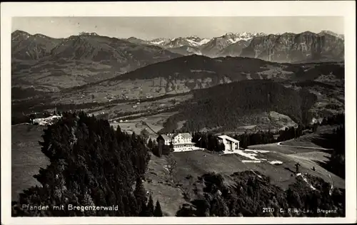 Ak Vorarlberg, Pfänder mit Bregenzerwald