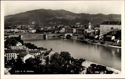 Ak Linz an der Donau Oberösterreich, Panorama