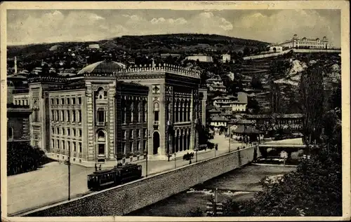 Ak Sarajevo Bosnien Herzegowina, Rathaus