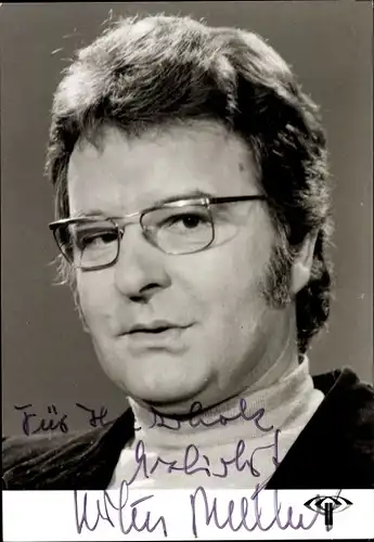 Ak Schauspieler Martin Büttner, Autogramm