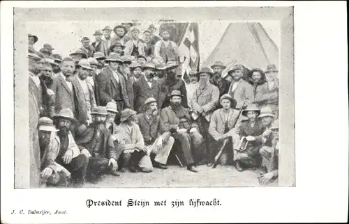 Ak Südafrika, Marthinus Theunis Steyn, President Steijn met zijn lijfwacht