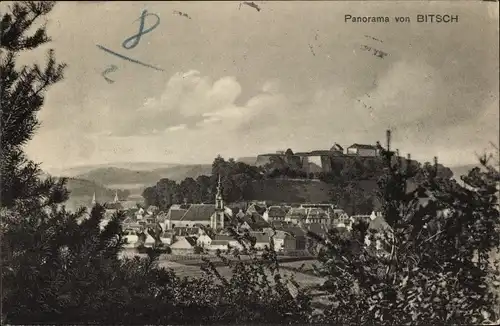 Ak Bitche Bitsch Lothringen Moselle, Panorama