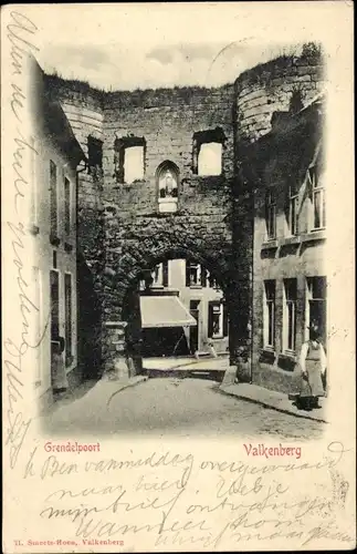 Ak Valkenburg Limburg Niederlande, Grendelpoort