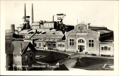 Ak Hoensbroek Heerlen Limburg Niederlande, Staatsmijn Emma