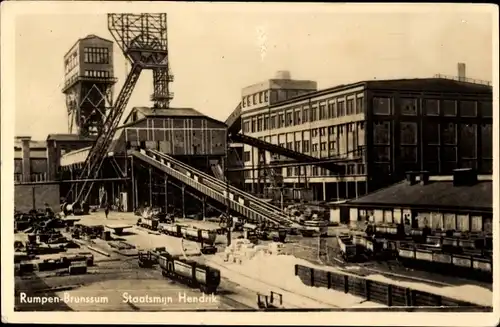 Ak Rumpen Brunssum Limburg Niederlande, Staatsmijn Hendrik