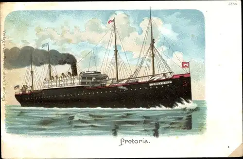 Ak Dampfer Pretoria, HAPAG