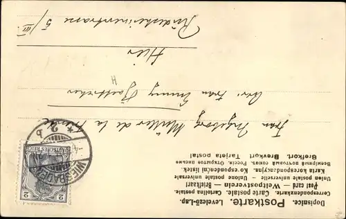 Künstler Ak Polein, G., Horch auf den Klang der Zither, vermenschlichte Mäuse