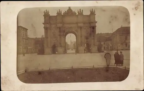Foto Ak Potsdam, Brandenburger Tor