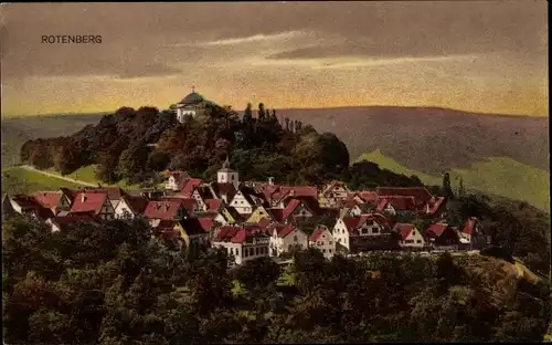 Ak Rotenberg Rauenberg Rhein-Neckar-Kreis, Gesamtansicht