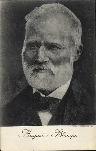 Künstler Ak Alexandrovitch, A. J., Louis Auguste Blanqui, französischer Politiker