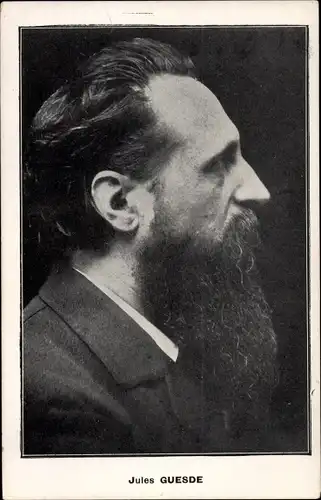 Ak Jules Guesde, französischer Politiker