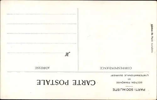 Ak Jules Guesde, französischer Politiker