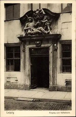 Ak Leipzig, Eingang zum Kaffeebaum