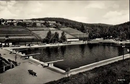 Ak Klingenthal im Vogtland Sachsen, Schwimmbad