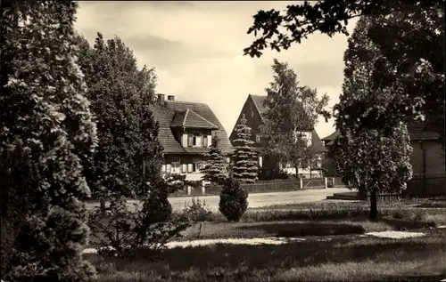 Ak Grünbach im Vogtland, Bahnhofstraße