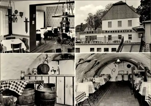 Ak Diesbar Seußlitz Nünchritz an der Elbe, HOG Rosengarten