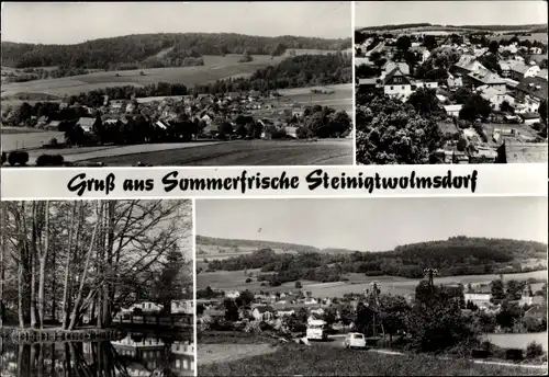 Ak Steinigtwolmsdorf in der Lausitz, Panorama, Ortsansicht