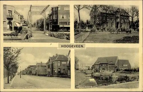 Ak Hoogeveen Drenthe, Kerkstraat, Jeugdherberg