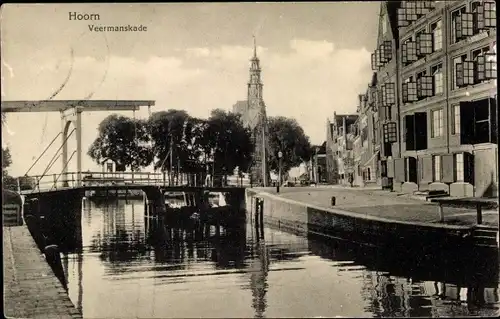 Ak Hoorn Nordholland Niederlande, Veermanskade