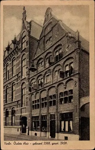 Ak Venlo Limburg Niederlande, Oudste Huis, gebouwd 1588