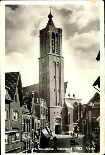 Ak Venlo Limburg Niederlande, St. Martinustoren