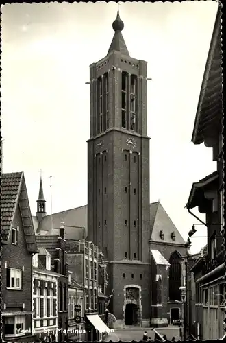 Ak Venlo Limburg Niederlande, St. Martinus-Toren
