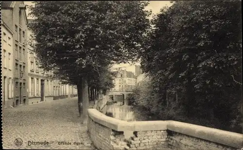 Ak Diksmuide Dixmude Westflandern, Grande digue