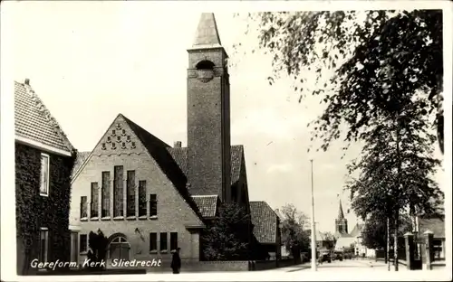 Ak Sliedrecht Südholland Niederlande, Geref. Kerk